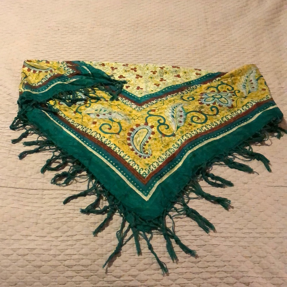 Urban Outfitters 100% silk square scarf